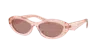 Prada Sunglasses 26zs Sole In Light Brown