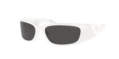 Prada Woman Sunglasses Pr A14s In Dark Grey