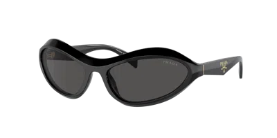 Prada Woman Sunglass Pr A20s In Black