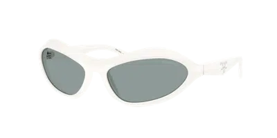 Prada Woman Sunglass Pr A20s In Green