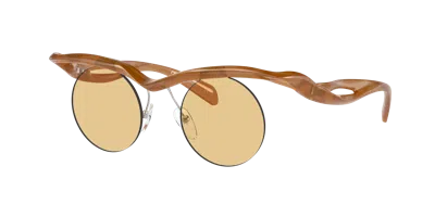 Prada Woman Sunglass Pr A24s In Brown