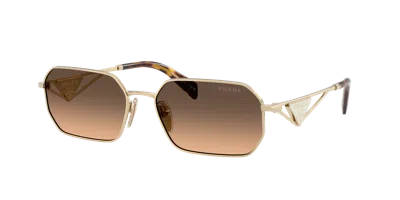 Prada Woman Sunglass Pr A51s In Brown
