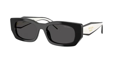 Prada Woman Sunglass Pr B05s In Dark Grey