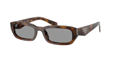 Prada Woman Sunglass Pr B06s In Brown