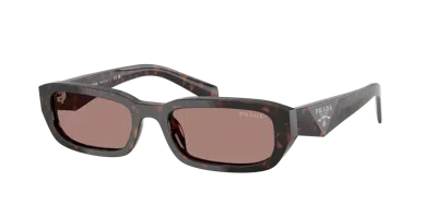 Prada Woman Sunglass Pr B06s In Light Brown