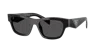 Prada Dark Grey Rectangular Ladies Sunglasses Pr B09s 16k08z 52 In Dark Grey