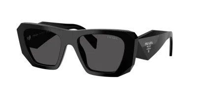 Prada Woman Sunglass Pr B18s In Black