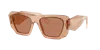 Prada Brown Cat Eye Ladies Sunglasses Pr B18s 28e90q 53 In Brown