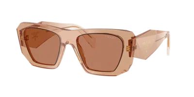 Prada Woman Sunglass Pr B18sf In Brown