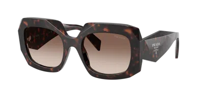Prada Woman Sunglass Pr B23sf In Brown