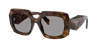Prada 0pr B23s Oversized Square Tortoiseshell Sunglasses In Brown