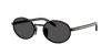 Prada Black Dark Grey Steel Sunglasses In Black