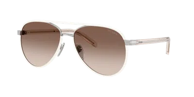 Prada Woman Sunglass Pr B57s In Gold