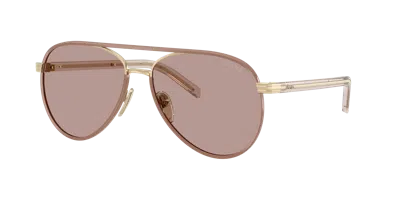 Prada Woman Sunglass Pr B57s In Neutral