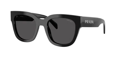 Prada Woman Sunglass Pr C04s In Black