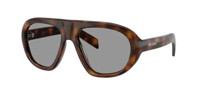Prada Woman Sunglass Pr C05sf In Brown