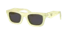 Prada Woman Sunglass Pr C06s In Yellow