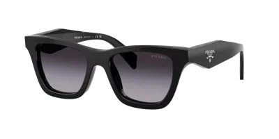 Prada Woman Sunglass Pr C07s In Black