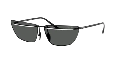 Prada Woman Sunglass Pr C52s In Gray