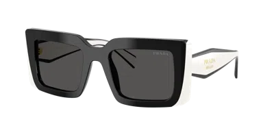 Prada Woman Sunglasses Pr D01s In Gold