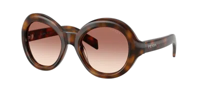Prada Woman Sunglass Pr D08su In Brown