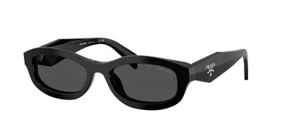Prada Frau Sunglass Pr D24s In Black