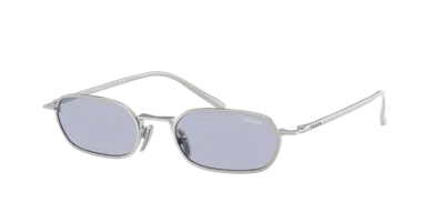 Prada Oval-frame Sunglasses In Purple