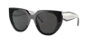 Prada Pr 14ws 09q5s0 52mm Womens Cat-eye Sunglasses In Dark Grey