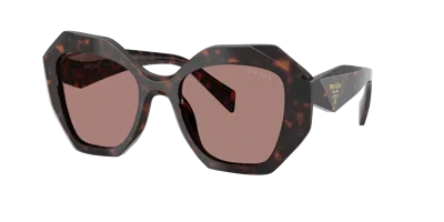 Prada Woman Sunglasses Pr 16ws In Brown