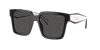 Prada Oversized Square Women's Sunglasses, Pr 24zs In Dark Grey