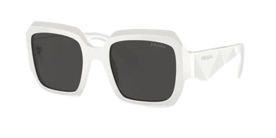 Prada Woman Sunglass Pr 28zsf In Dark Grey