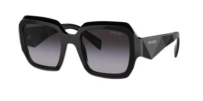Prada Woman Sunglasses Pr 28zs In Grey Gradient