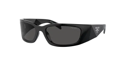 Prada Woman Sunglass Pr A14s In Dark Grey