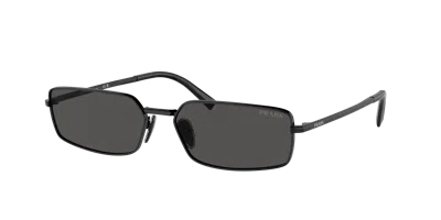 Prada Woman Sunglass Pr A60s In Dark Grey