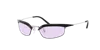Prada Womens Black Pr B50s Rectangle-frame Metal Sunglasses