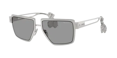 Prada Frau Sunglass Pr D56s In Gray
