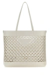Prada Logo Shoulder Bag In White