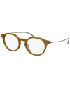 Prada Women's 12ys 48mm Optical Frames In Brown