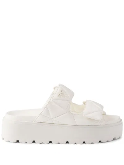 Prada Women 45mm Padded Leather Sandals