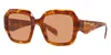 Prada Woman Sunglass Pr 28zs In Brown