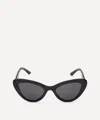 Prada Acetate Cat Eye Sunglasses In Black