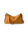 Prada Women's Aimee Medium Leather Shoulder Bag In Orange