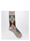 Prada Argyle Pattern Socks