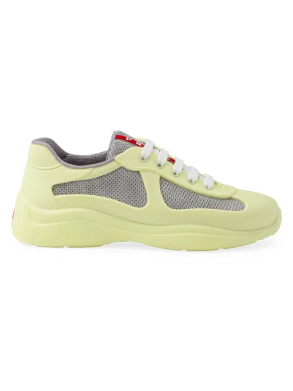 Prada Women's America's Cup Soft Rubber And Bike Fabric Sneakers