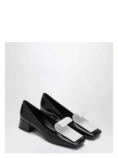 PRADA WOMEN'S AND WHITE LEATHER DÃ©COLLETÃ© PUMPS