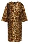 Prada Women Animalier Coat In Multicolor