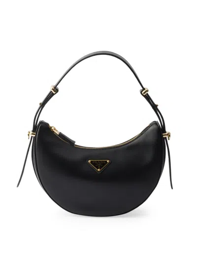 PRADA WOMEN'S ARQUÉ MINI LEATHER SHOULDER BAG