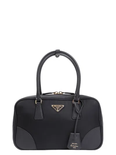 Prada Women's Bauletto In Black