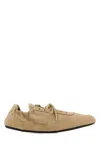Prada Beige Collapse Sneakers In Beige