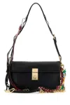Prada Small Arquè Shoulder Bag In Black